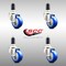 Service Caster 3 Inch 316SS Blue Polyurethane Swivel 1-3/8 Inch Expanding Stem Caster Set SCC SCC-SS316EX20S314-PPUB-BLUE-138-4 - alternate 3